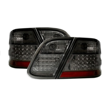 Feux Arrière Mercedes CLK W208 03.97-04.02 à Leds Rouge/Fumé