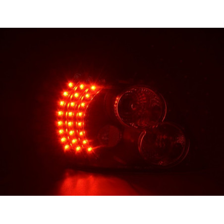 Peugeot 307 04.01-07 LED Rear Lights Black