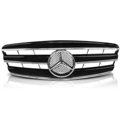 Kühlergrill in Schwarz/Chrom-Optik für Mercedes W221 05-09 GRME31