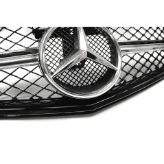 Calandre Noire brillant / chrome pour Mercedes W204 07-14 C63