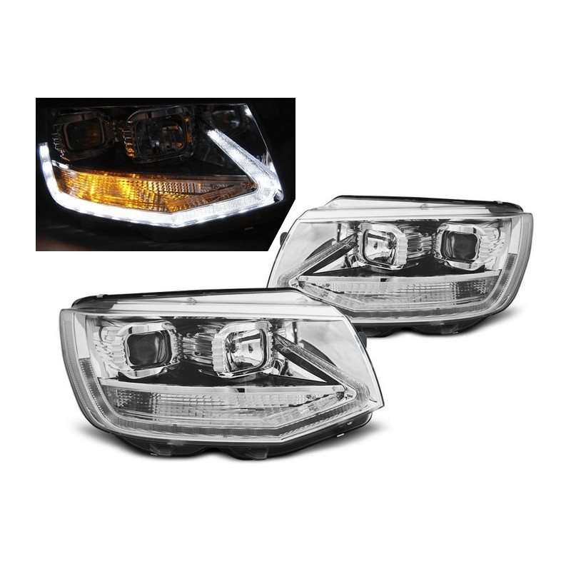 Chrom-Frontscheinwerfer LED TRU DRL für VW T6 15- LPVWP7