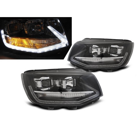 Phares Avant Chromés LED TRU DRL Pour VW T6 15-