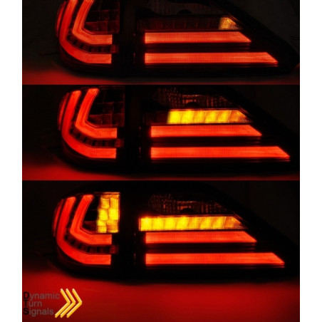 Feux Arriére LED Rouge/Fumé pour Lexus RX III 350 09-12