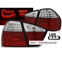 Feux Arriére LED BAR Rouge/Clair pour BMW E90 03.05-08.08