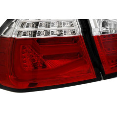 LED Rear Lights BAR Red/Clear for BMW 3 Series E90 03.05-08.08