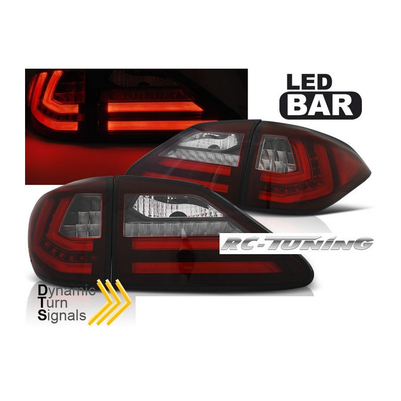 Feux Arriére LED Rouge/Fumé pour Lexus RX III 350 09-12