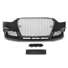 RS Look Front Bumper with Glossy Chrome Grille for Audi A4 B8 12-15 ZPAU22 ZPAU22 499,90 €