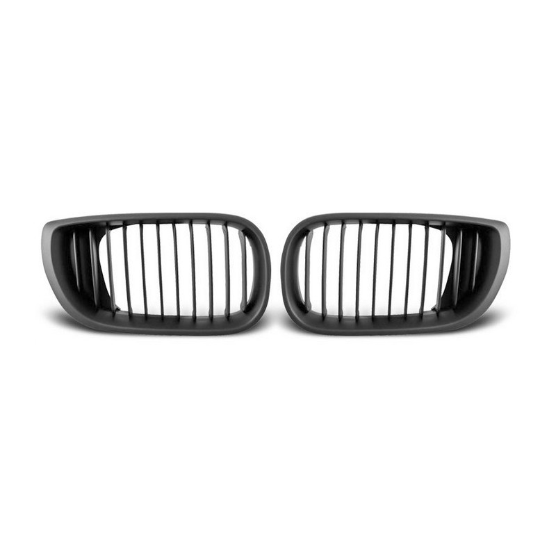 Mattschwarzer Kühlergrill BMW Serie 3 E46 Limousine/Touring 04.99-03.03 GRBM16