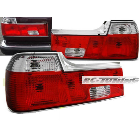 BMW E32 Sedan 06.86-04.94 Rear Lights Red/Clear LTBM20 LTBM20 139,90 €