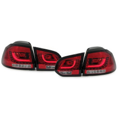 Feux arrière LightBar Rouge/clair pour VW Golf 6 Berline 08 Feux arrière