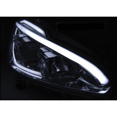 Tube Light Chrom-Frontscheinwerfer für Peugeot 208 LPPE30