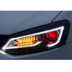 HID Xenon Headlights Devil Eye Look for VW POLO 6R / 6C / 61