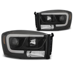 Tube Light Headlights Black Background for Dodge Ram 06-08 LPDO18 LPDO18 349,90 €