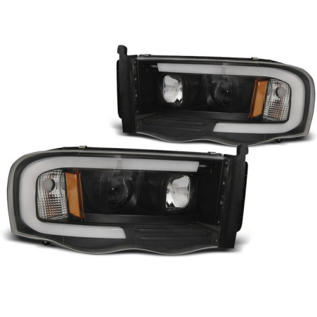 Tube Light Headlights Black Background for Dodge Ram 02-06 LPDO16 LPDO16 349,90 €