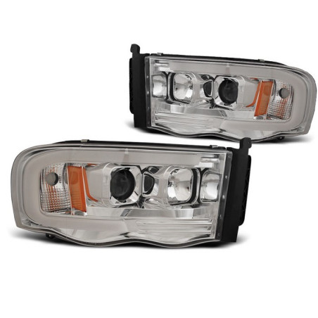 Front Headlights Tube Light Chrome Background For Dodge Ram 02-06 LPDO15 LPDO15 349,90 €