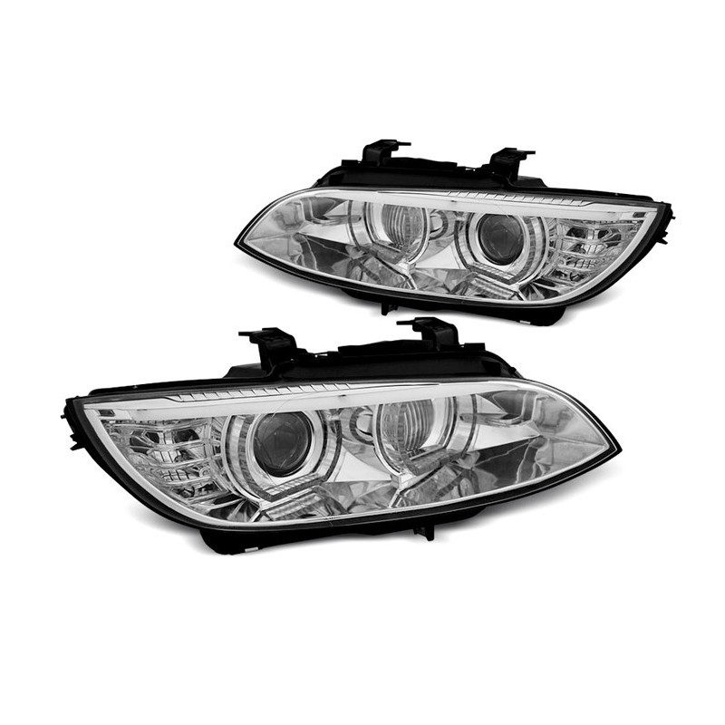 Xenon Angel Eyes Chrom-LED-Frontscheinwerfer für BMW E92/E93 06–10 AFS LPBMJ2