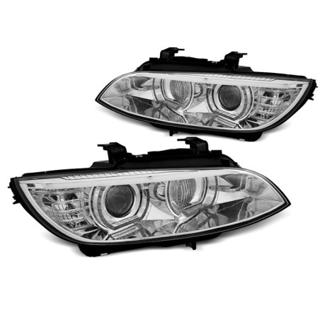 Xenon Angel Eyes Chrom-LED-Frontscheinwerfer für BMW E92/E93 06–10 AFS LPBMJ2