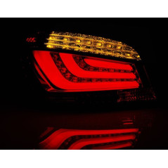 Black LED BAR Tail Lights for BMW E60 07-09