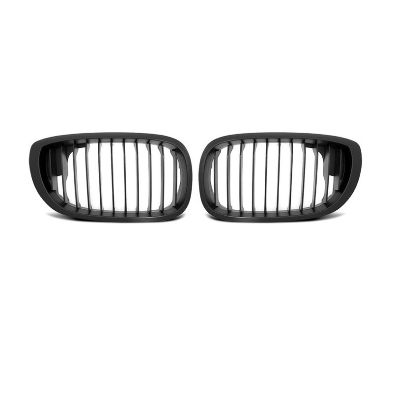 Mattschwarzer Kühlergrill für BMW E46 03–06 Coupé/Cab GRBM03