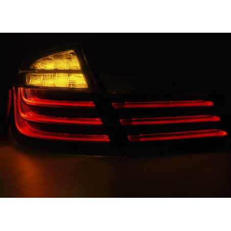 Black/chrome Look LCI LED Rear Lights for BMW F10