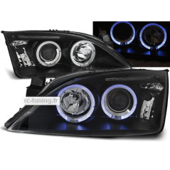 Angel Eyes Frontscheinwerfer Ford Mondeo MK3 09.00-05.07 Schwarz LPFO35