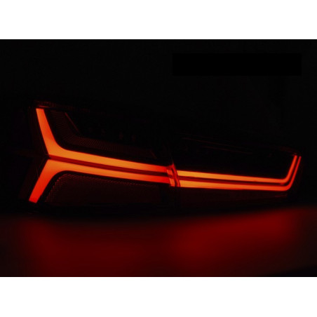 Red Led Tail Lights Bar For Audi A6 C7 Sedan 11-14