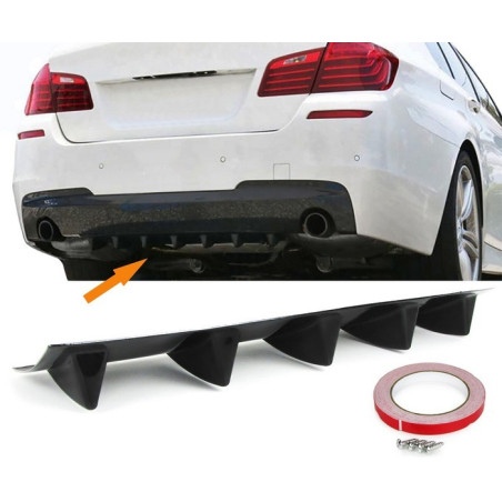 58 cm universal diffuser for rear bumper to be painted