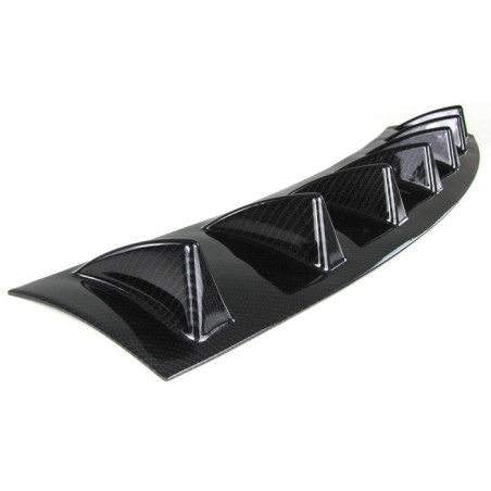 Universal 85 cm diffuser for rear bumper Carbon Look