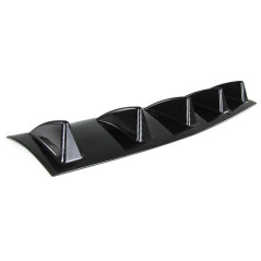 Universal 58 cm diffuser for rear bumper Carbon Look