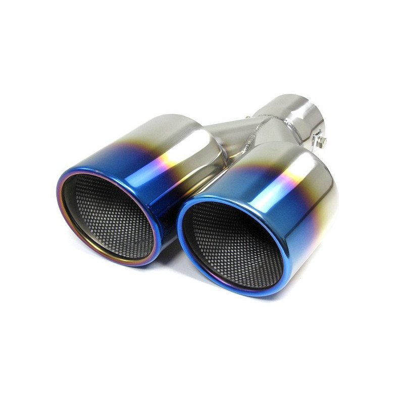 Titanium Stainless Steel Exhaust Tip 2 x 87mm Universal Screw-On CP34024 CP34024 59,90 €