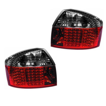 Feux Arrière Audi A4 B6 10.00-10.04 à Leds Rouge/Clair