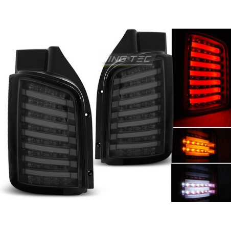 Rückleuchten VW T5 04.03-09/10- Transporter mit schwarzen LEDs LDVWA8