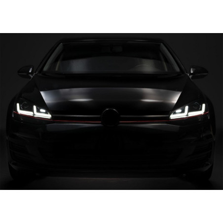 Phares avant Osram LEDriving Chrome Edition pour VW Golf 7 Halogènes