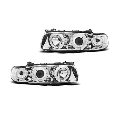 Angel Eyes Front Headlights BMW Serie 7 E38 06.94-08.98 Chrome LPBM36 LPBM36 259,90 €