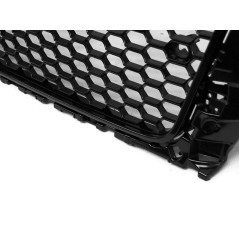 Glossy black RS3 Look grille for Audi A3 8V 12-16 + PDC