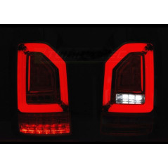 Feux Arrière LED BAR Rouge/fumé avec clignotants dynamiques pour VW T6 Hayon Feux arrière