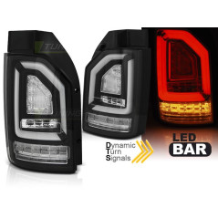 Black LED BAR Rear Lights with Dynamic Turn Signals for VW T6 Hatchback LDVWJ5 LDVWJ5 369,90 €