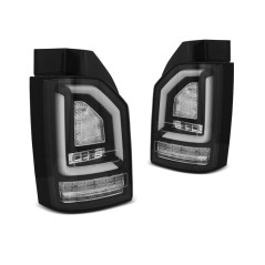 Feux Arrière LED BAR noir avec clignotants dynamiques pour VW T6 Hayon Feux arrière