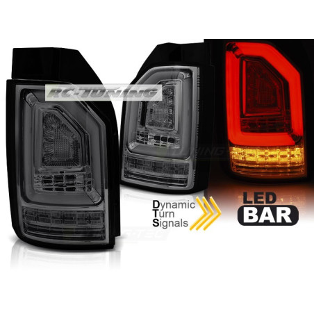 Feux Arrière VW T6 Hayon LED BAR Rouge/blanc