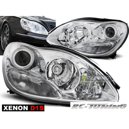 Chrome Xenon D1S Front Headlights Mercedes S-Class W220 98-02 LPME78 LPME78 379,90 €