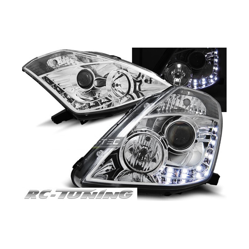 Phares Avant Daylight Nissan 350Z 03-05 Chrome