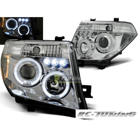 Angel Eyes Headlights Nissan Navara D40/Pathfinder 05-10 Chrome LPNI05 LPNI05 269,90 €