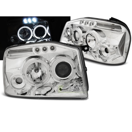 Chrome Front Headlights Angel Eyes Nissan Frontier US Version 01-04 LPNI01 LPNI01 219,90 €