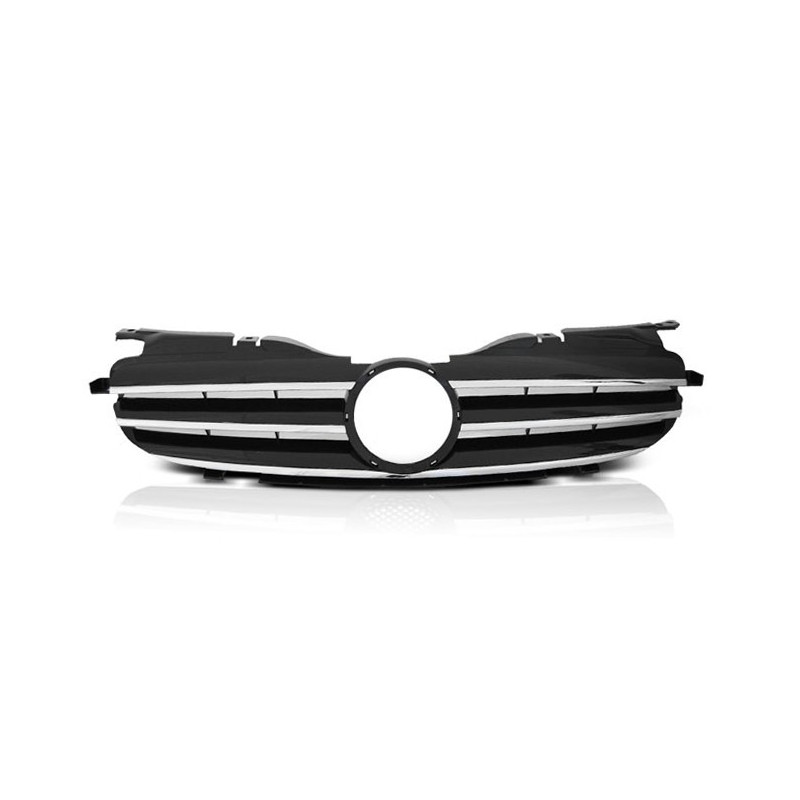 Mercedes SLK R170 96-04 Kühlergrill schwarz/Chromoptik 1635240