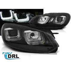 TRU/DRL Type-U Black Line Front Headlights for Volkswagen Golf 6 08-12 Black LPVWP4 LPVWP4 469,90 €