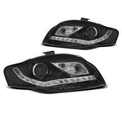 Daylight Black Front Headlights For Audi A4 B7 11.04-03.08