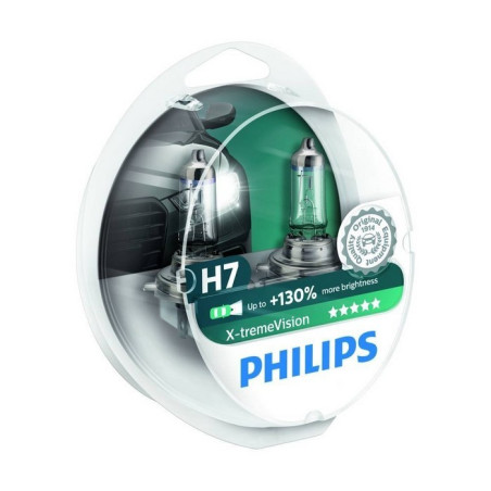 2 Ampoules H7 Philips X-treme Vision 12 Volts 55 W