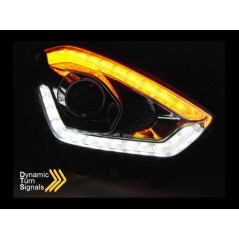 SEQ Chrome Tube Light Front Headlights for Suzuki Swift VI 2017