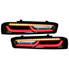 Smoked LED Tail Lights for Chevrolet Camaro 15-17