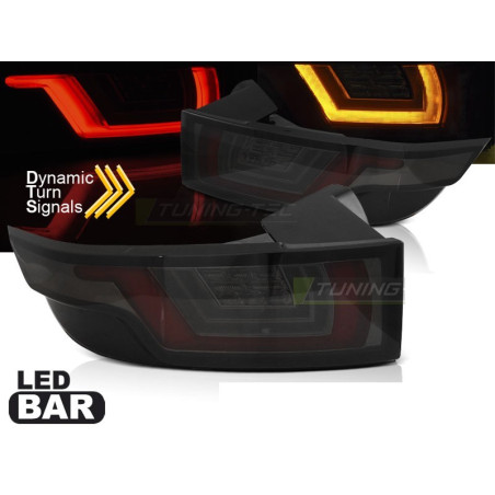 Black Smoked LED Rear Lights with Dynamic Turn Signals for Range Rover Evoque 11-18 LDLR13 LDLR13 329,90 €